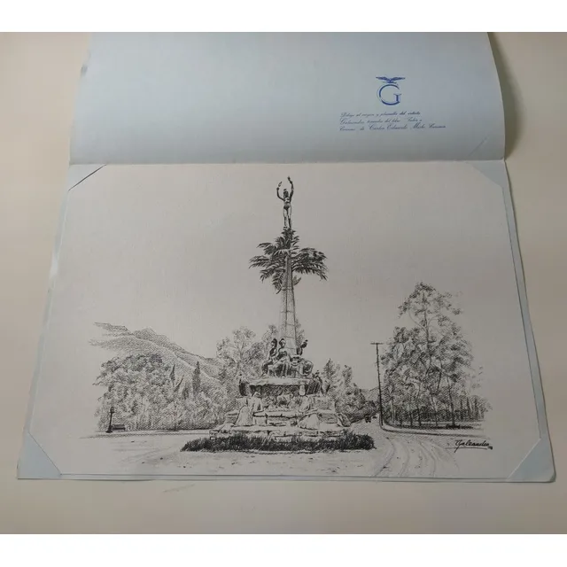 Dibujos Del Artista Galeandro, Creyon Y Plumilla, La India 