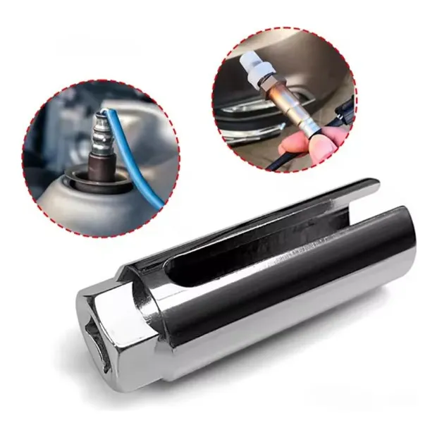 Dado Sensor De Oxígeno Largo 7/8 22mm Cr-v Cuadro 1/2 Plata