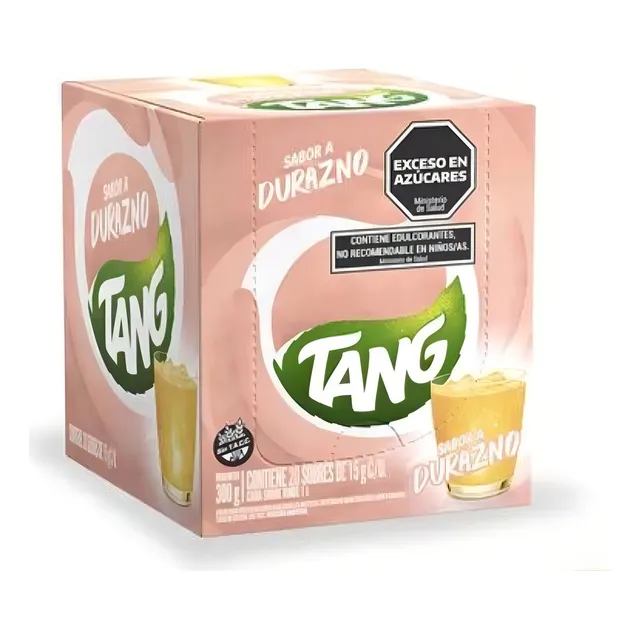 Jugo En Polvo Tang Sabor Durazno X 20 Unidades