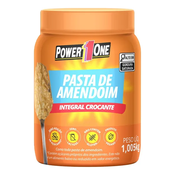 Pasta De Amendoim Integral Power One 1 Kg