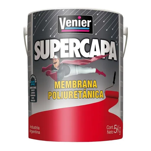 Supercapa Poliuretanica Venier 5 Kg Elastomerica Colores Color Blanco