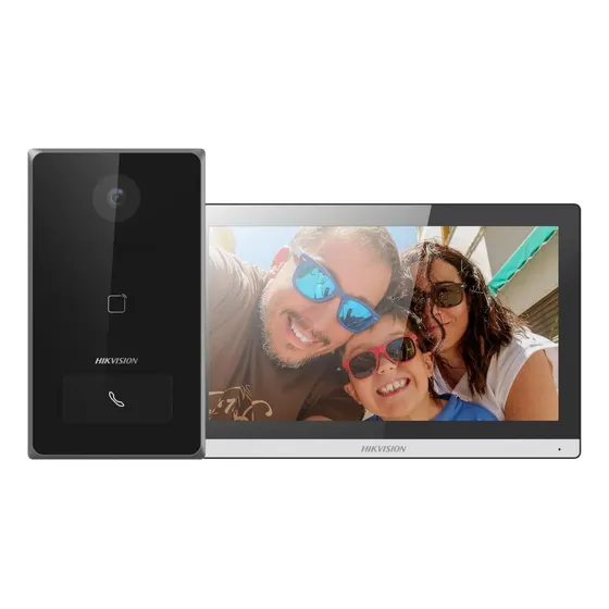 Hikvision Videoportero Ip Con Apertura De Puerta Desde Celul Blanco | Cuotas sin interés