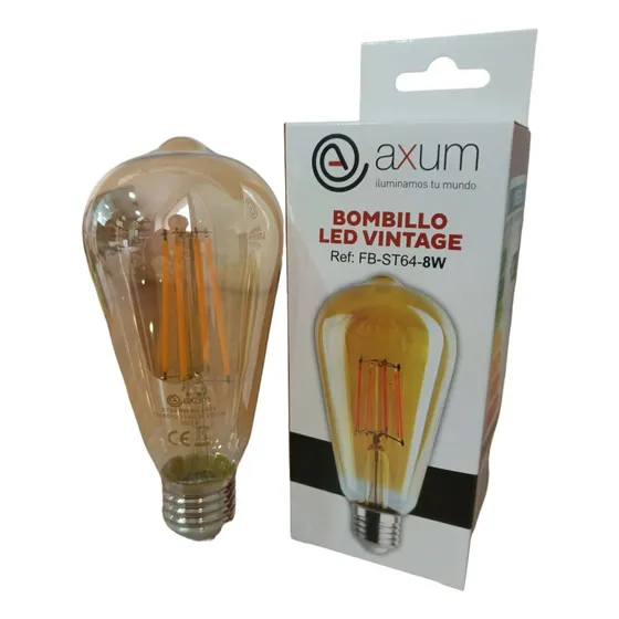 Bombillo Led Vintage 8w 2700k E27 Multivoltaje