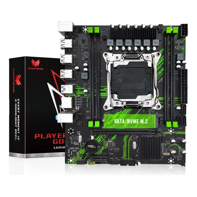 Placa Madre Shangzhaoyuan X99 Pr9 Lga 2011-3 Para Intel Xeon