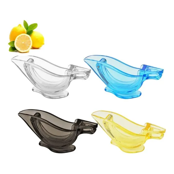 Exprimidor Manual Limon 4 Pieza Pajaro Color Fruta Presion