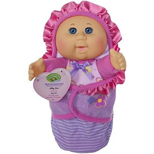Cabbage Patch Kids Official, Newborn Baby Doll Girl - F6ctb