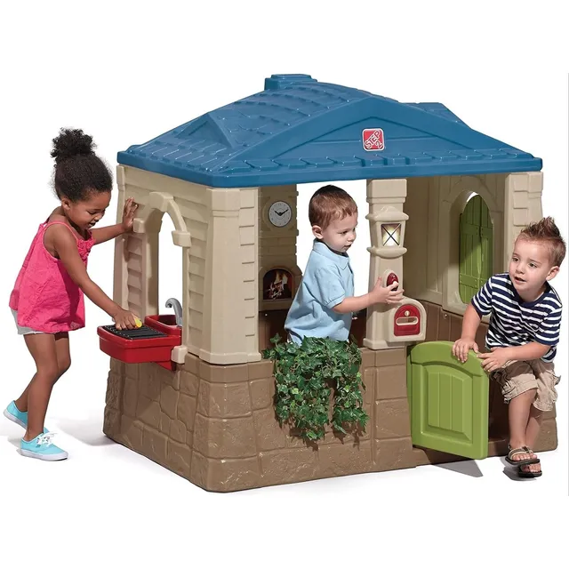 Casa Como Nueva Litte Tikes D Juego Niño Plástica Grande