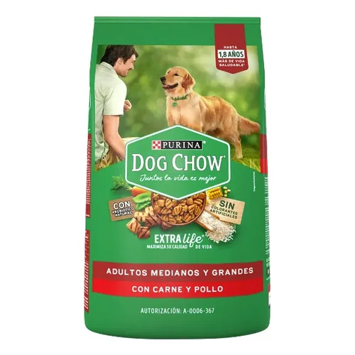 Dog Chow Adulto Razas Medianas y Grandes croquetas 24kg
