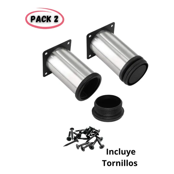 Pata Para Muebles Box En Acero Inoxidable De 15cm