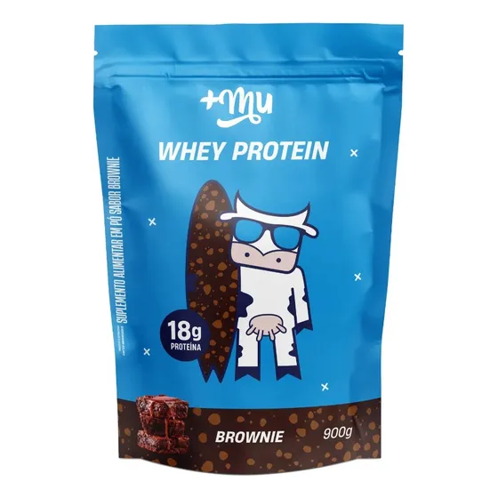 Whey Concentrado Sabor Brownie Refil 900g +Mu