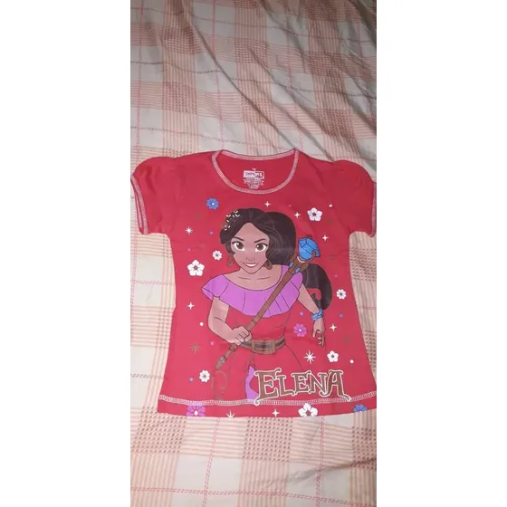 Camisas Franelas Niñas Elena Avalor Super Heroes Disney Marv