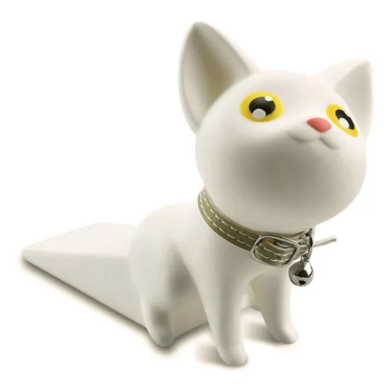 Tope Decorativo Para Puerta Gato Antideslizante No Raya