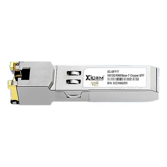 Módulo Gbic Sfp Ethernet Rj45 10/100/1000mbps Gigabit Cooper