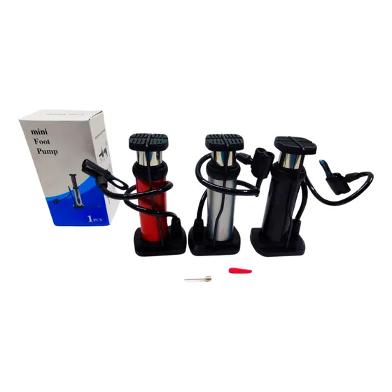 Bomba Inflar Manual Pvc  Inflador Para Balones Llantas Jc02
