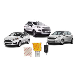 Kit Filtros Ecosport Ka New Fiesta 1.0 1.5 1.6 2014/2019 Kit Filtros Ecosport Ka New Fiesta 1.0 1.5 1.6 2014/2019