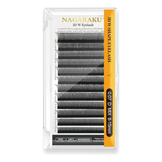 Blister 3d  W  .07 Nagaraku Clover - Extensiones De Pestañas