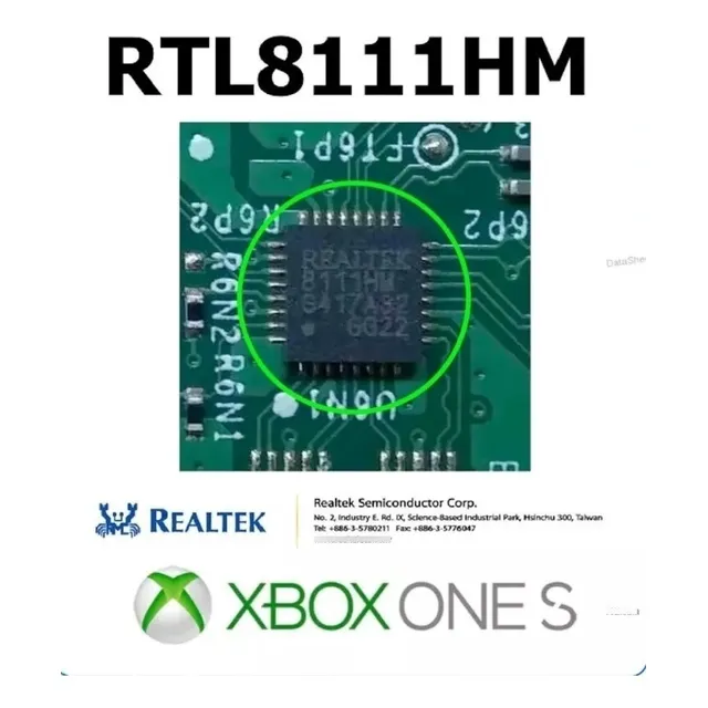 Ic De Red Chip 8111hm Realtek Rtl8111hm Xbox One S