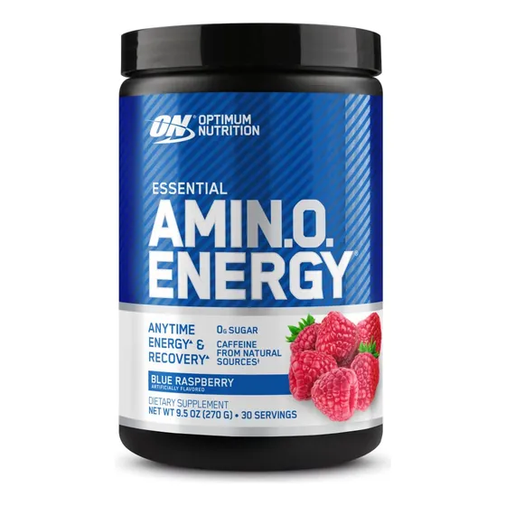 Suplemento Optimum Nutrition Amino Energy Blue Raspberry 30s