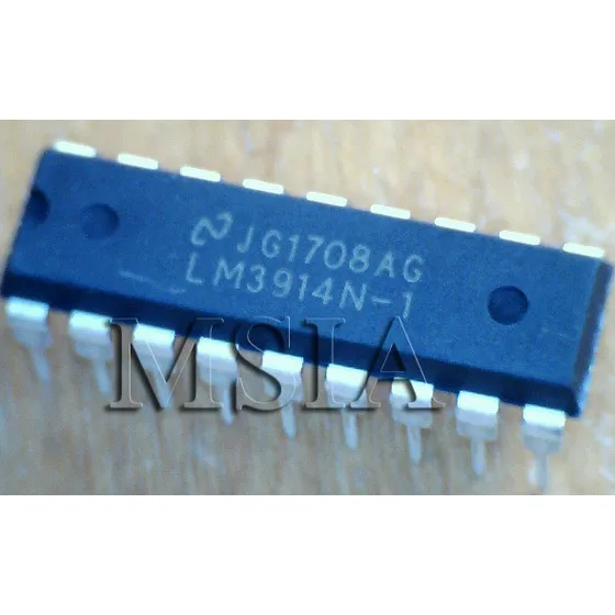 Lote 2 Pçs Lm3914n-1 Lm3914n Lm3914 Lm 3914n Dip. Msia