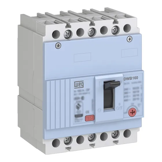 Interruptor En Caja Moldeada Tetrapolar 80a Weg 4 Polos 16ka