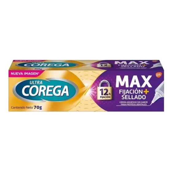 Corega Ultra 70g Sin Sabor Máximo Sellado