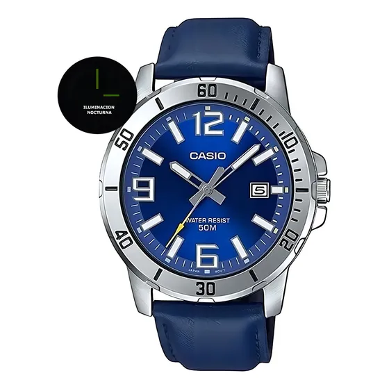 Reloj De Pulsera Casio Dress Mtp-vd01l-2b Original