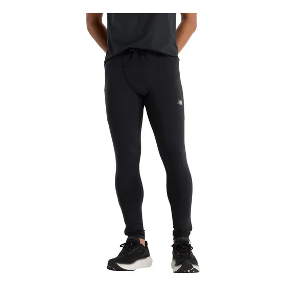 Calzas Largas Running Hombre New Balance Sleek Tight Negra
