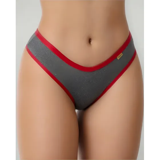 Kit 10 Calcinhas Tanga Lara Mescla Poliéster Mavique M G Gg