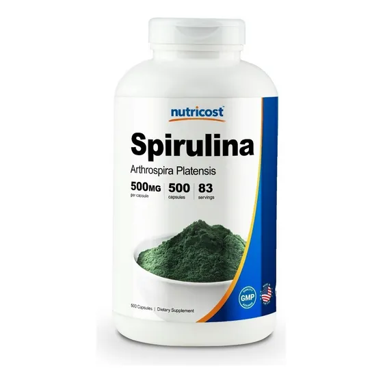 Liberador De Células Madre Espirulina Spirulina 500 Capsulas Sabor Unflavoured