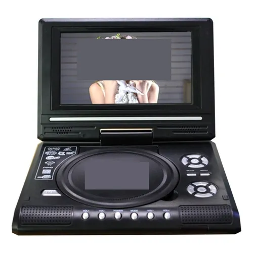 Dvd Player Portátil Tela 7.8 Pol Automotivo Tela Rotativa