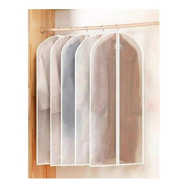 Set X 5 Fundas Traje Con Cierre Saco Sobre Todo Vestido