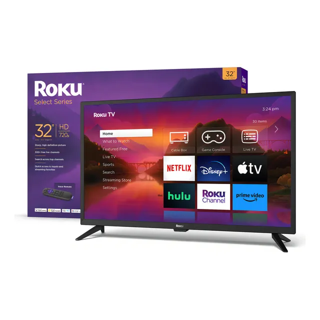 Roku Select Series 32" HD LED Smart TV con Apps Integradas