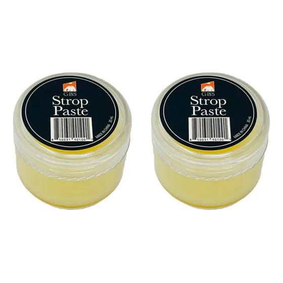Pasta Para Asentar Filo De Cuchillo Con Cuero 2u.