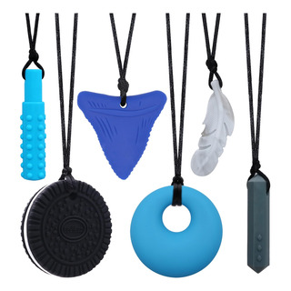Collares Masticables Para Niños Sensoriales, Juguetes Collares Masticables Para Niños Sensoriales, Juguetes