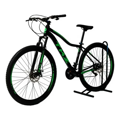 Bicicleta Mountain Bike Tkz Torii Aluminum 24v Aro 29 Cor Preto
