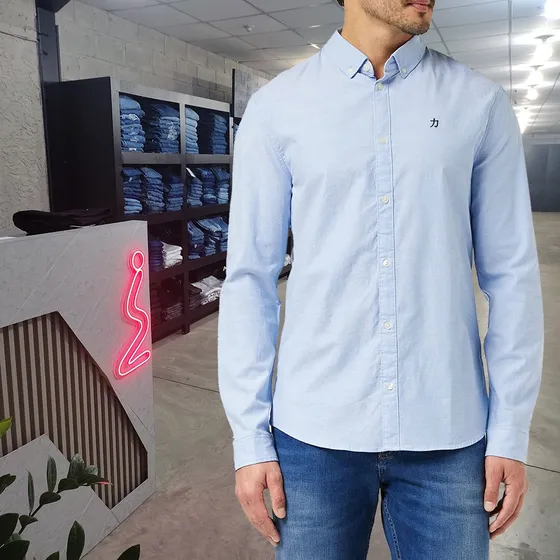Combo 2 Caballero Pantalón Bj Y Camisa M Largas Tallas Plus