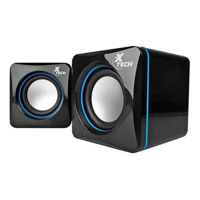 Xtech Miniparlantes Estéreo Alimentación Usb Y 3.5mm Xts-110