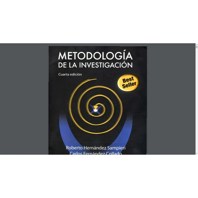 Metodología De La Investigación. 4° Edición. Sampieri. Nuevo