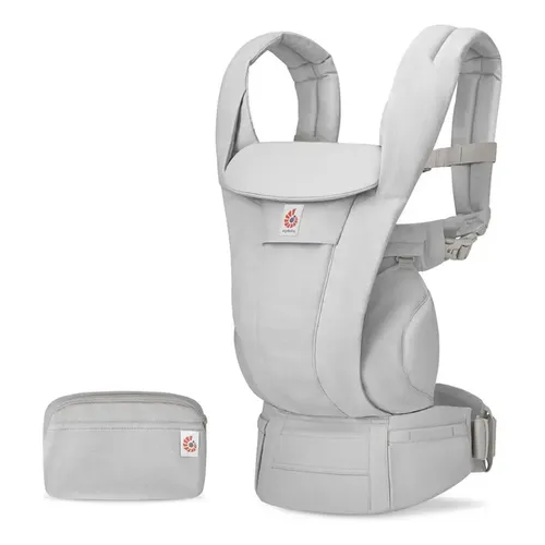 Canguru Ergobaby Omni 360 Cool Air Mesh + Pochete Cor Cinza