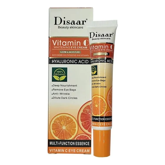 Crema Ojeras ,parpados De Ojos Vitamina C-ácido Hialurónico.