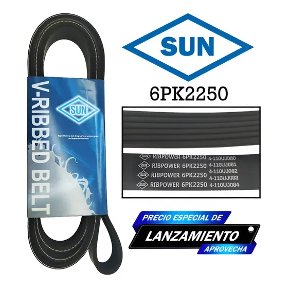 Correa Unica Gol Fiesta Power Explorer Ecosport 6pk2250