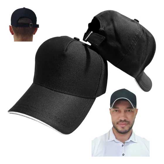 Kit 10 Boné Liso Aba Curva Fitão Atacado Bordar Personalizar
