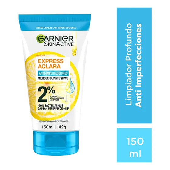 Limpiador Microexfoliante Anti Imperfecciones Garnier 150ml