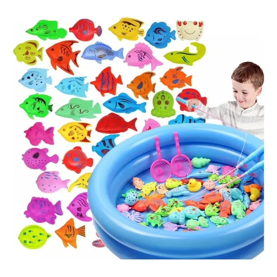 Juego De Alberca De Pesca Para Niños Pequeños, 46 Piezas