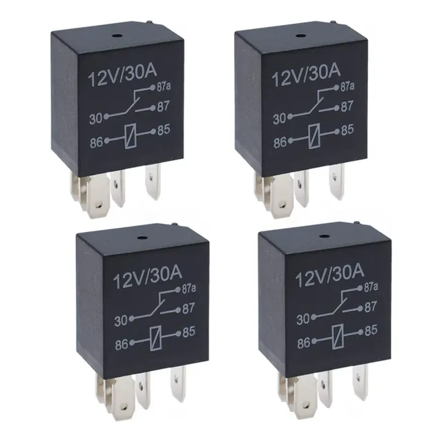 5 Pin 12v Relay 12v 30a Relay Multi-purpose Automotive St...