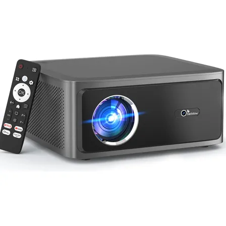 Projetor Bettdow Ac1071 1000ansi Compatível Netflix Cinema Preto 127/220v
