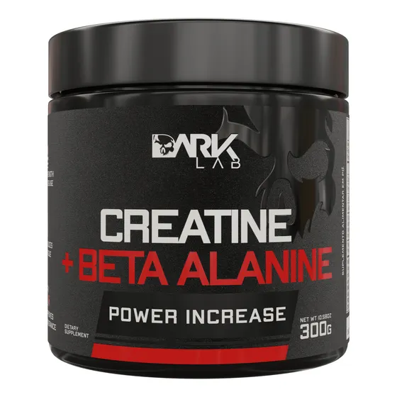 Creatina Monohidratada + Beta Alanina - Pote 300g - Dark Lab