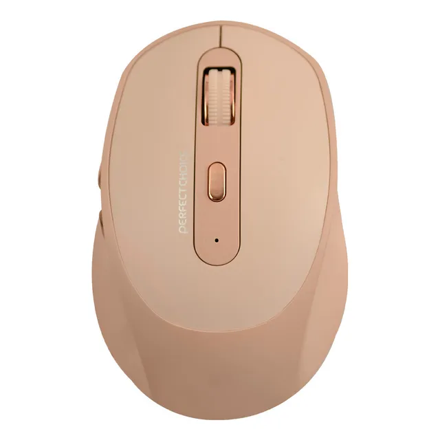 Mouse Perfect Choice Óptico Pc-045151 Inalámb 1600dpi Caqui