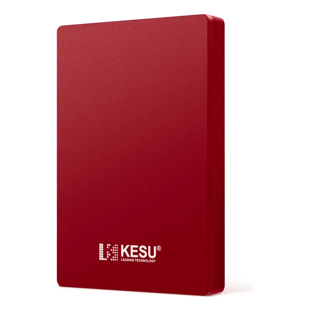 Disco Duro Externo Kesu Hdd-2530 500gb Usb 3.0 Color Rojo