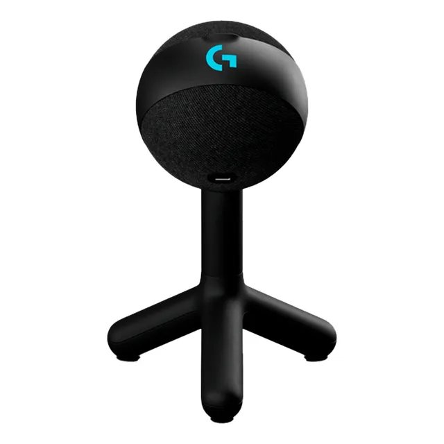 MICRÓFONO CONDENSADOR LOGITECH G YETI ORB RGB LIGHTSYNC COLOR NEGRO